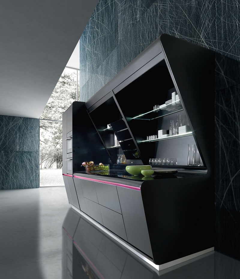 futuristic kitchen